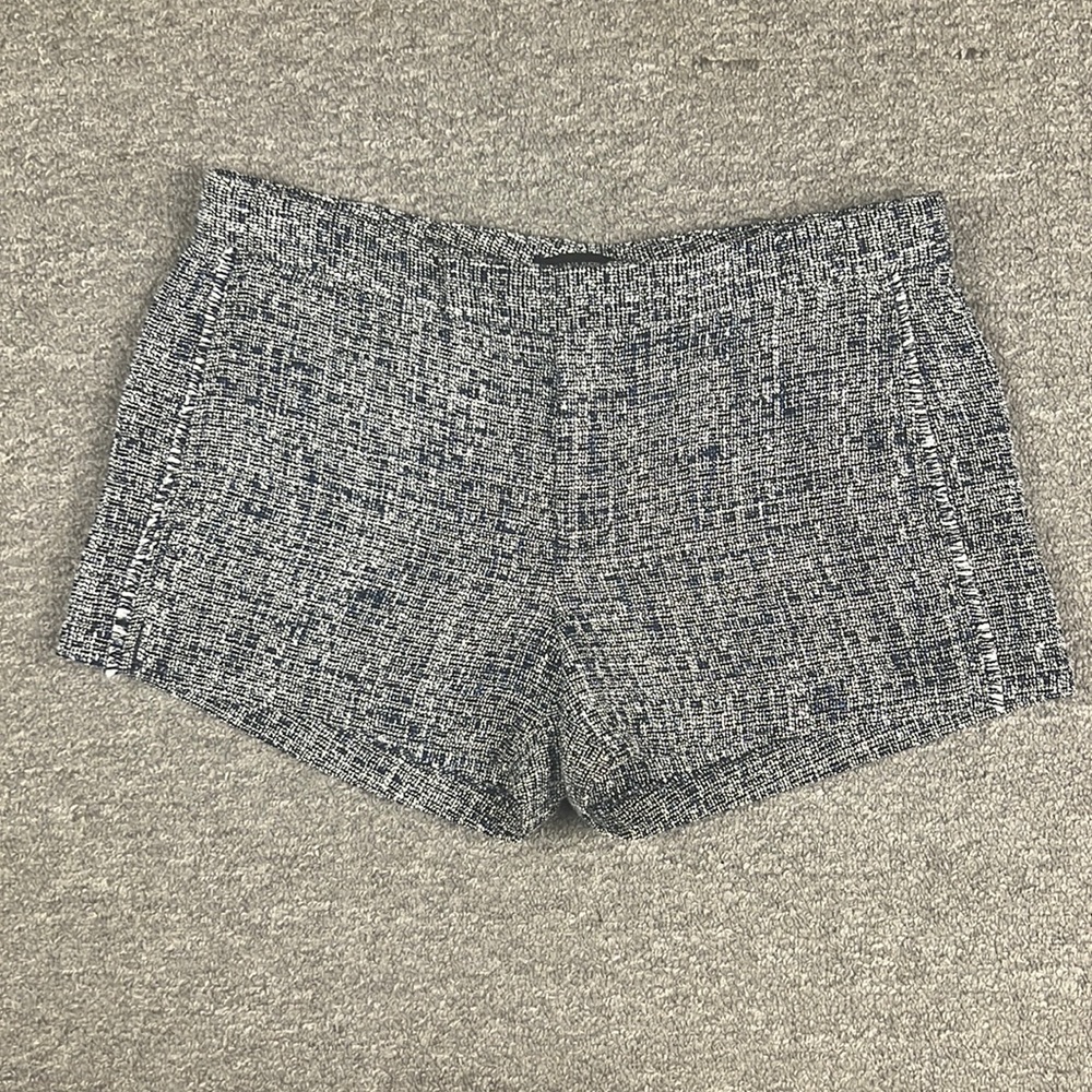 BANANA REPUBLIC Blue Tweed Shorts Womens Size 6